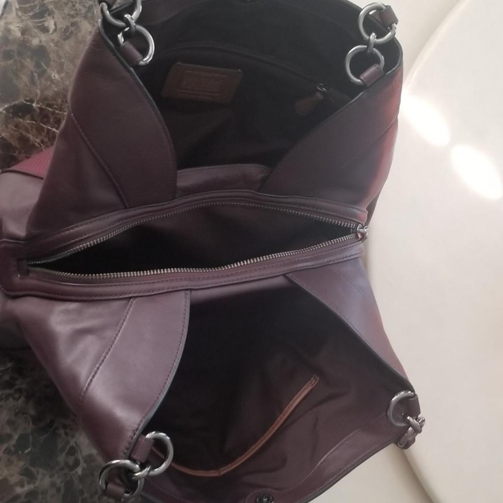 COACH LEXY SHOULDER BAG IN LEGACY JACQUARD PURSE - Picture 8 of 10